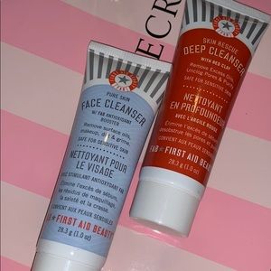 New First aid beauty cleansers